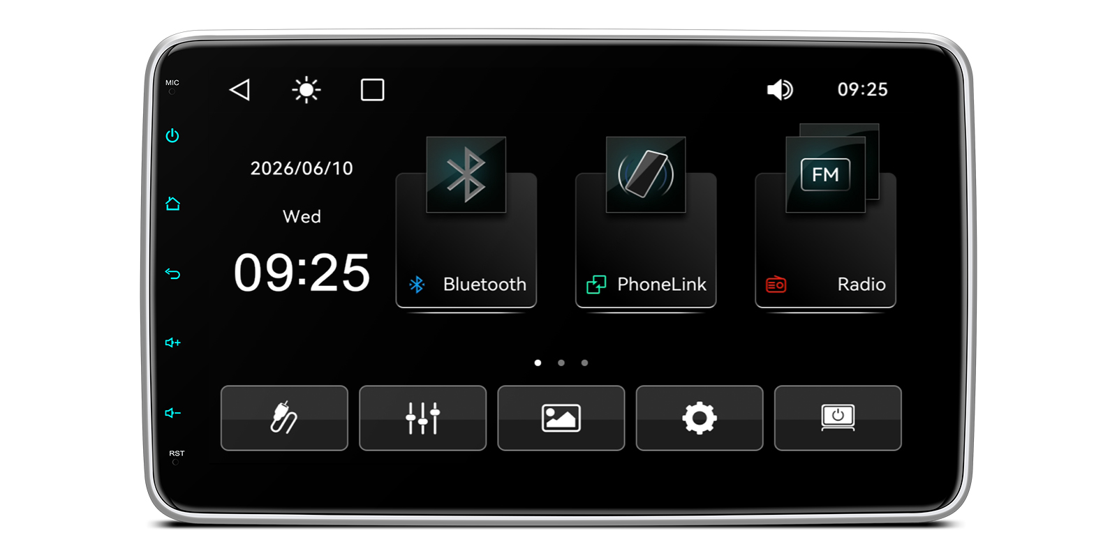 Universal Single DIN 10.1 inch Car Stereo with Wireless CarPlay, Android Auto and DSP | DL10H, image 1 of 15