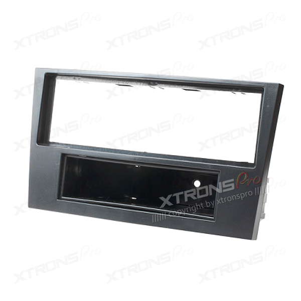 Opel Astra H / Corsa D Single DIN Fascia Panel with Black Finish and Storage Pocket | ICE/ACS/11-025, image 1 of 2