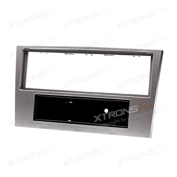 Opel, Daewoo and GMC Single DIN Fascia Panel with Pocket, Silver | ICE/ACS/11-026, image 1 of 2