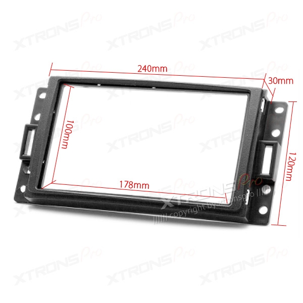 Hummer H3, Chevrolet Corvette and GM Double DIN Fascia Panel | ICE/ACS/11-064, image 2 of 2
