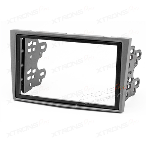 Opel Astra H, Corsa D, Zafira B, Antara, Daewoo and GMC Silver Double DIN Fascia | ICE/ACS/11-090, image 1 of 2