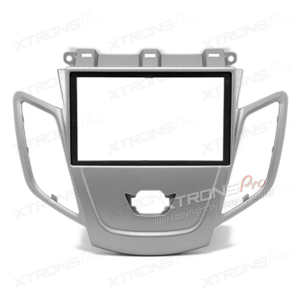 Ford Fiesta 2008+ without Display Double DIN Fascia Panel with Silver Finish | ICE/ACS/11-304, image 1 of 2