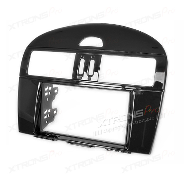 Nissan Tiida (C12) with Manual Air-Conditioning Double DIN Car Stereo Fascia Panel | ICE/ACS/11-348, image 1 of 2