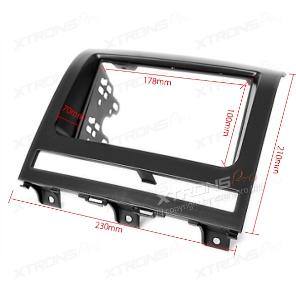 Fiat Perla 2006-2008 Double DIN Stereo Fascia Panel | ICE/ACS/11-377, image 2 of 2