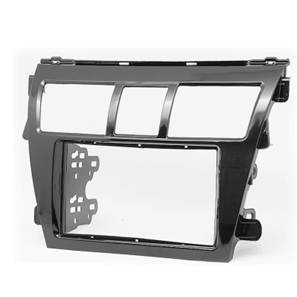 Toyota Vios / Belta / Yaris Sedan Double DIN Fascia Panel with Piano Black Finish | ICE/ACS/11-403, image 1 of 2