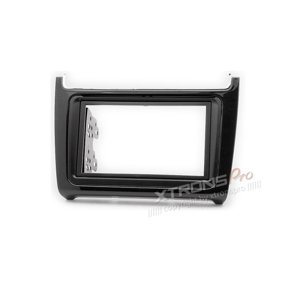 Volkswagen Polo 2014+ Double DIN Fascia Panel with Piano Black Finish | ICE/ACS/11-539, image 1 of 1