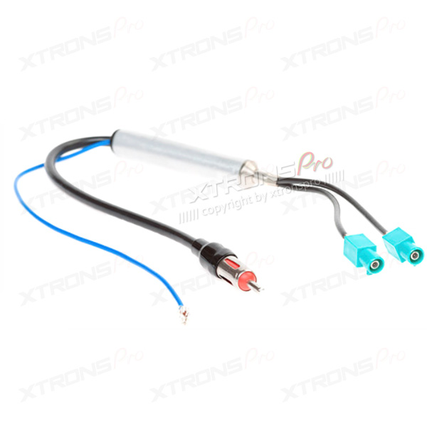 Audi, SEAT, Skoda, VW, BMW and Ford Twin Fakra to ISO Active Aerial Adapter | ICE/ACS/13-009, image 1 of 1