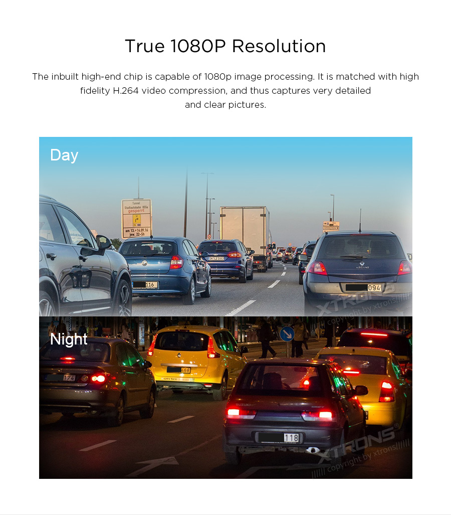 Universal 1080P Hidden USB Dash Cam for Android Head Units | ICE/SS/DVR025S: XTRONS specification poster 2 of 5