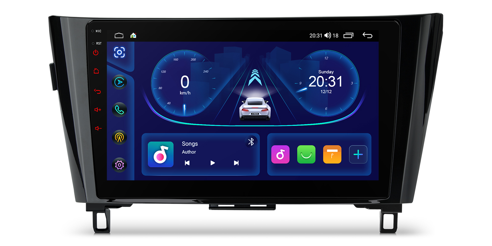 Nissan X-Trail T32 and Qashqai 10.1 Inch Android Head Unit with Wireless CarPlay and 4G | IDP10XTNA, image 1 of 14