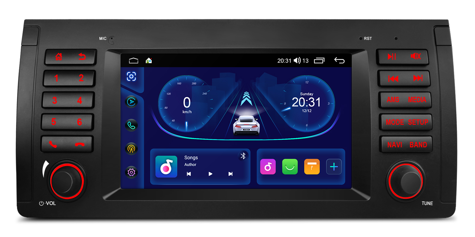 BMW X5 E53 7 inch Android Car Stereo with Wireless CarPlay, Android Auto and DSP | IDS7053BL, image 1 of 15