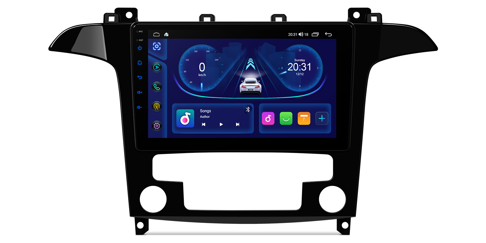 Ford S-Max 9 inch Android Car Stereo with Wireless CarPlay, Android Auto and DSP | IDSP90MXF, image 1 of 13
