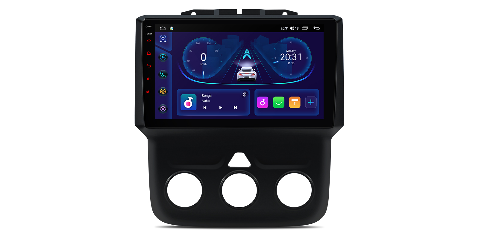 Dodge RAM 1500, 2500 and 3500 9 Inch Android Head Unit with Wireless CarPlay and Android Auto | IDSP90RMD, image 1 of 14