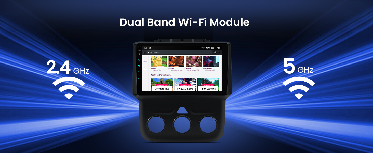 Dodge RAM 1500, 2500 and 3500 9 Inch Android Head Unit with Wireless CarPlay and Android Auto | IDSP90RMD: XTRONS specification poster 12 of 20