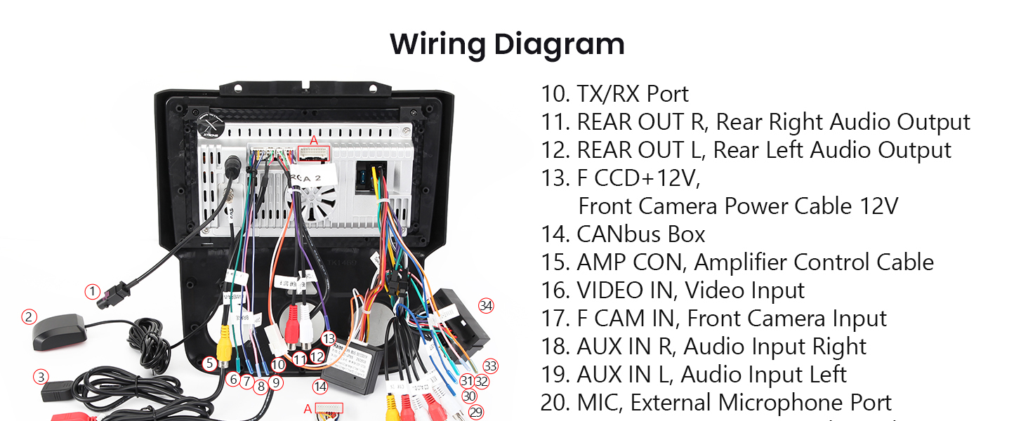 Dodge RAM 1500, 2500 and 3500 9 Inch Android Head Unit with Wireless CarPlay and Android Auto | IDSP90RMD: XTRONS specification poster 19 of 20