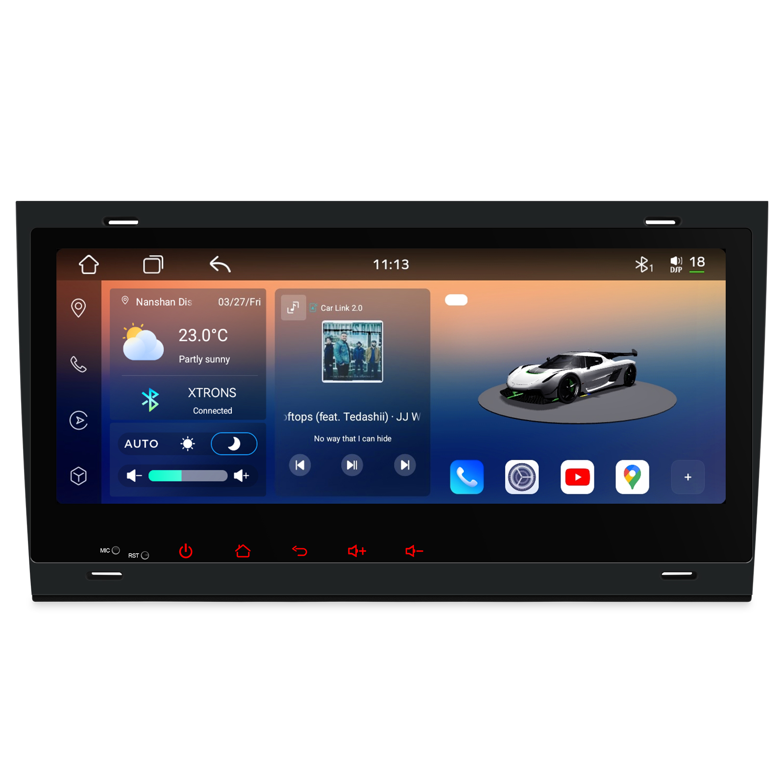 Audi A4 B6 B7 and SEAT Exeo 8.8 inch Android 14 Head Unit with Wireless CarPlay, Android Auto and 4G | IM84A4AH, image 1 of 14