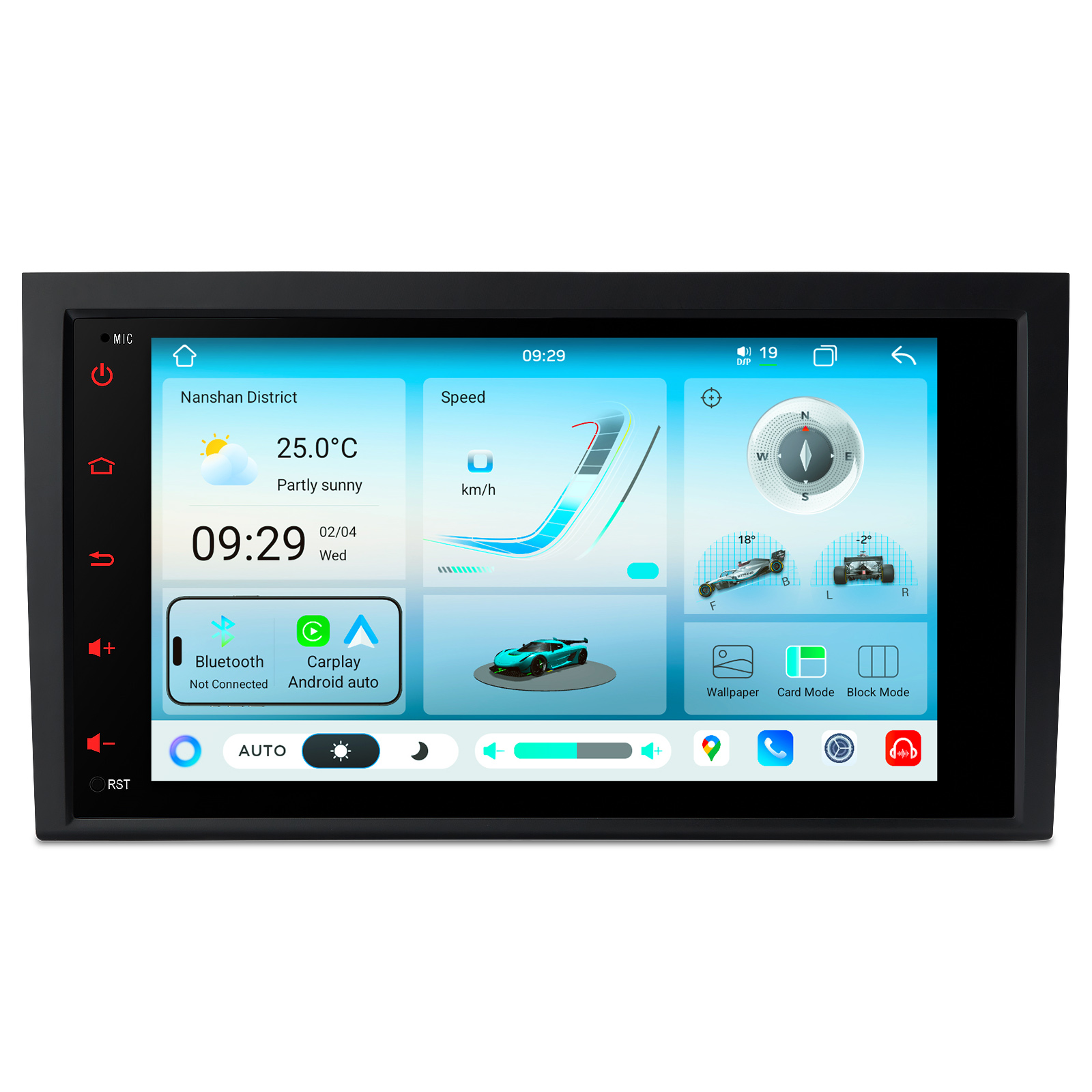 Audi A4 B6 B7 and SEAT Exeo 8 inch Android Head Unit with Wireless CarPlay, Android Auto and 4G | IMH84A4AL, image 1 of 16