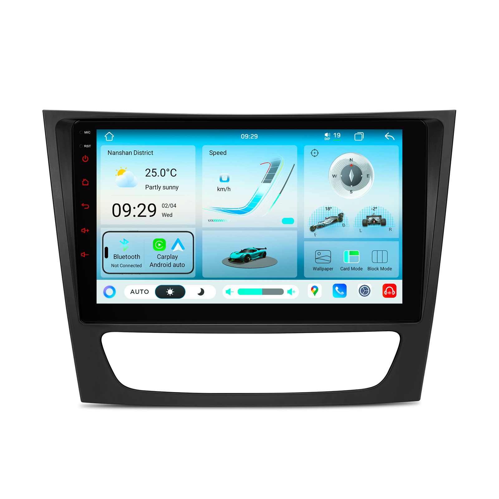 Mercedes-Benz E-Class W211 and CLS W219 9″ Android Head Unit with Wireless CarPlay and 4G | IMHP94M211, image 1 of 17