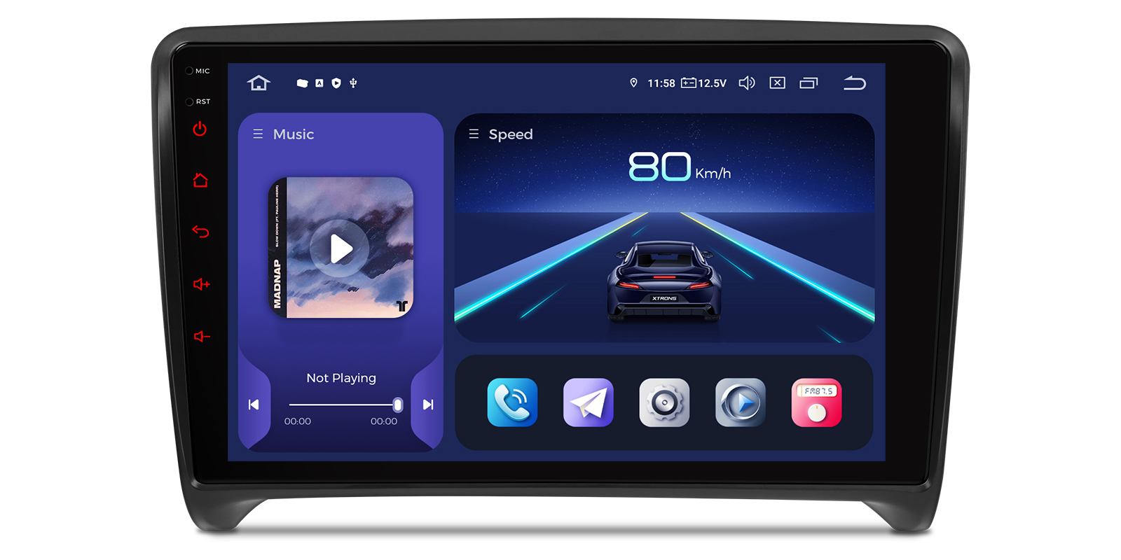 Audi TT MK2 8J 9 inch Android 14 Head Unit with Wireless CarPlay, Android Auto and HDMI Output | IQP94TTAP, image 1 of 13