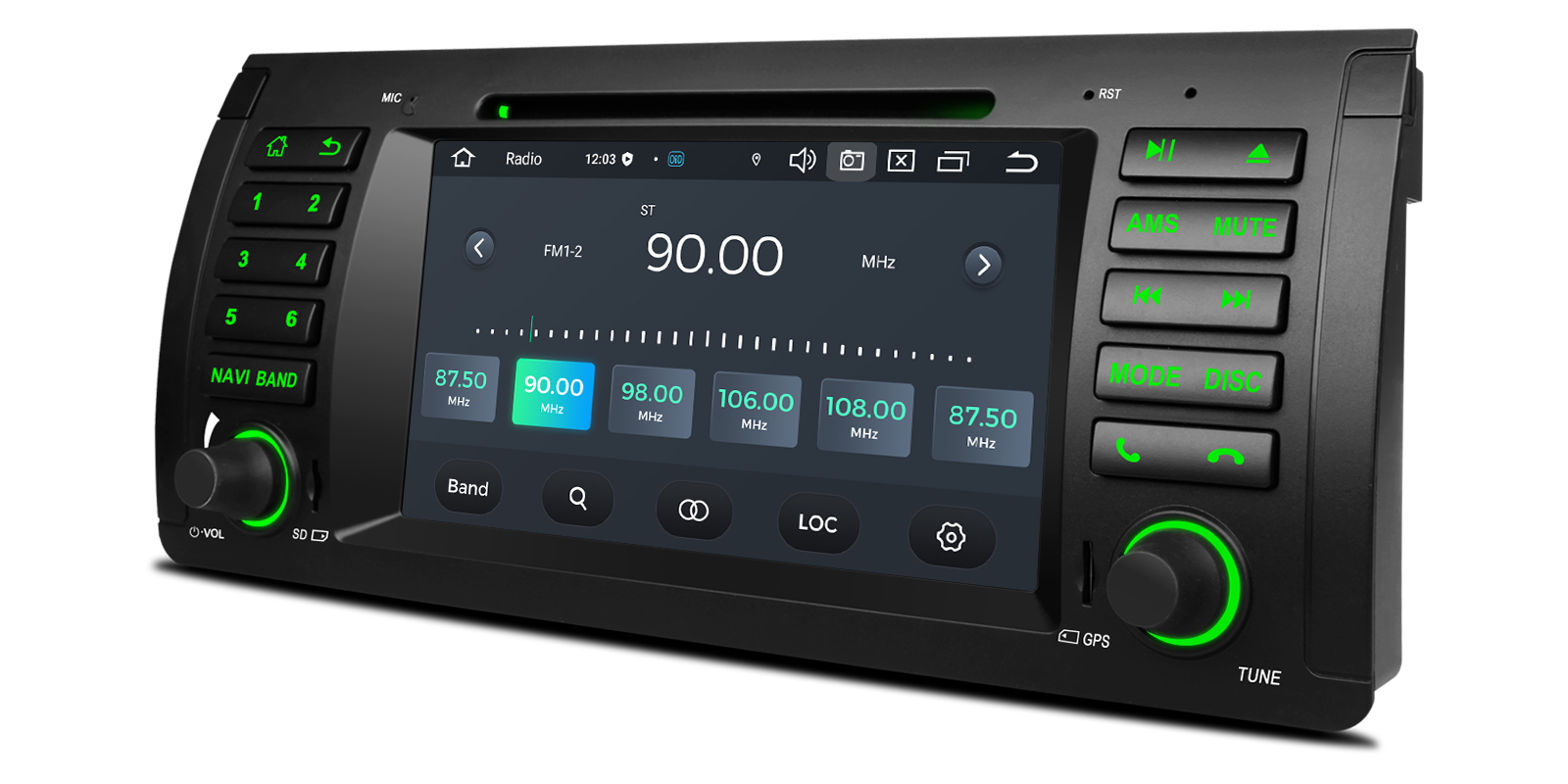 BMW X5 E53 7 inch Android Car Stereo with Wireless CarPlay, Android Auto and 4G | PX7453BGS, image 6 of 15