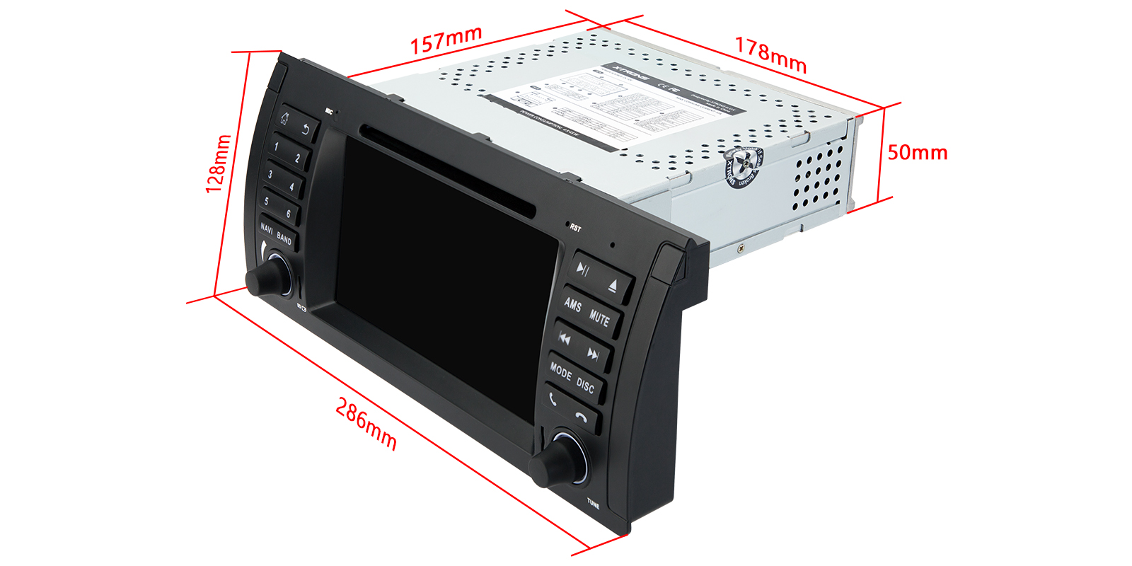 BMW X5 E53 7 inch Android Car Stereo with Wireless CarPlay, Android Auto and 4G | PX7453BGS, image 8 of 15