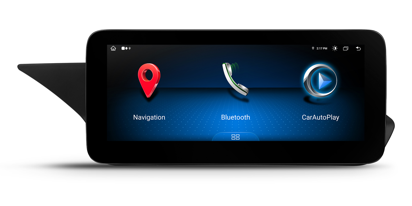 Mercedes-Benz 10.25 inch Android Head Unit with Wireless CarPlay, Android Auto and 4G | QAM1250M12ER, image 1 of 14
