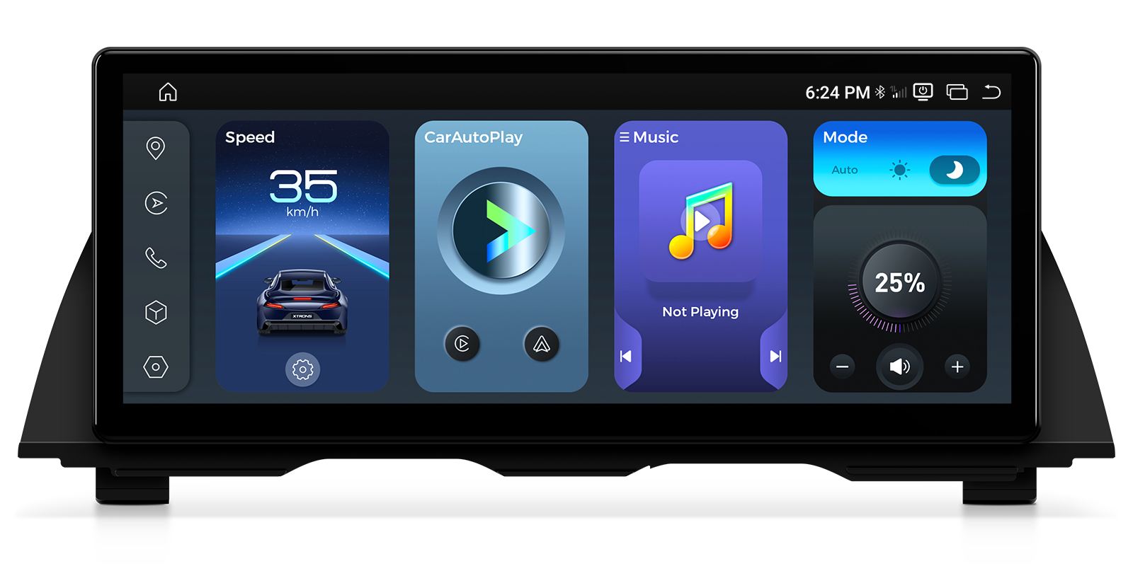BMW 5 Series F10 F11 12.3 inch Android Screen with Wireless CarPlay, Android Auto and 4G | QBBHW24FV, image 1 of 16