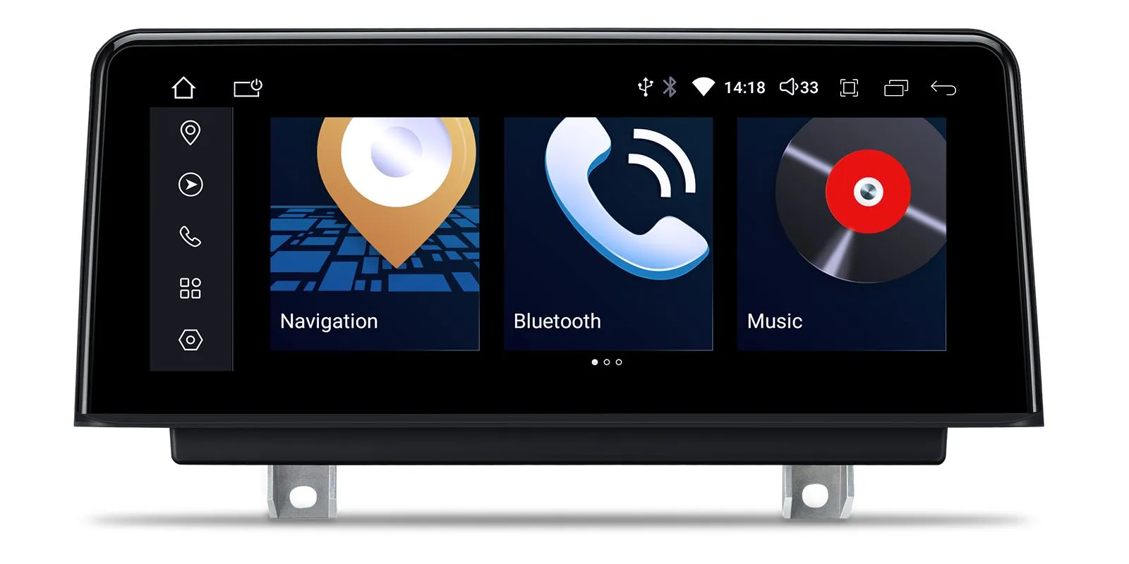 BMW 3 and 4 Series F30 F32 NBT 10.25 Inch Android Head Unit with Wireless CarPlay and 4G | QDB10NBTH, image 1 of 12