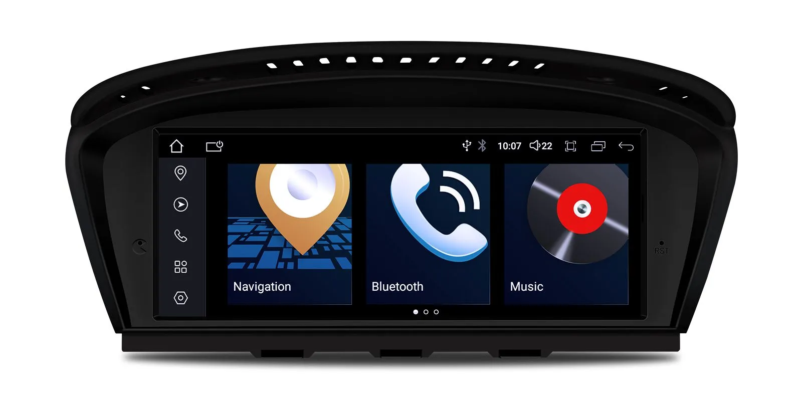 BMW 3 Series E90 and 5 Series E60 CIC 8.8″ Android Screen with Wireless CarPlay and 4G | QDB8060CI, image 1 of 12