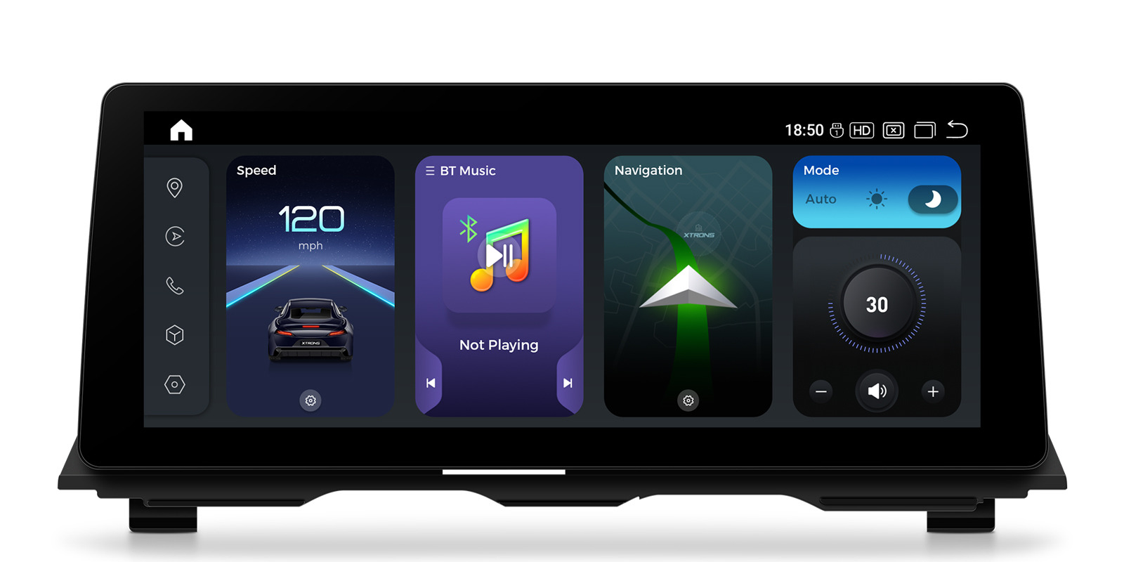BMW 5 Series F10 F11 CIC 12.3 Inch Android Head Unit with Wireless CarPlay, Android Auto and 4G | QGB24CIB12FV, image 1 of 12
