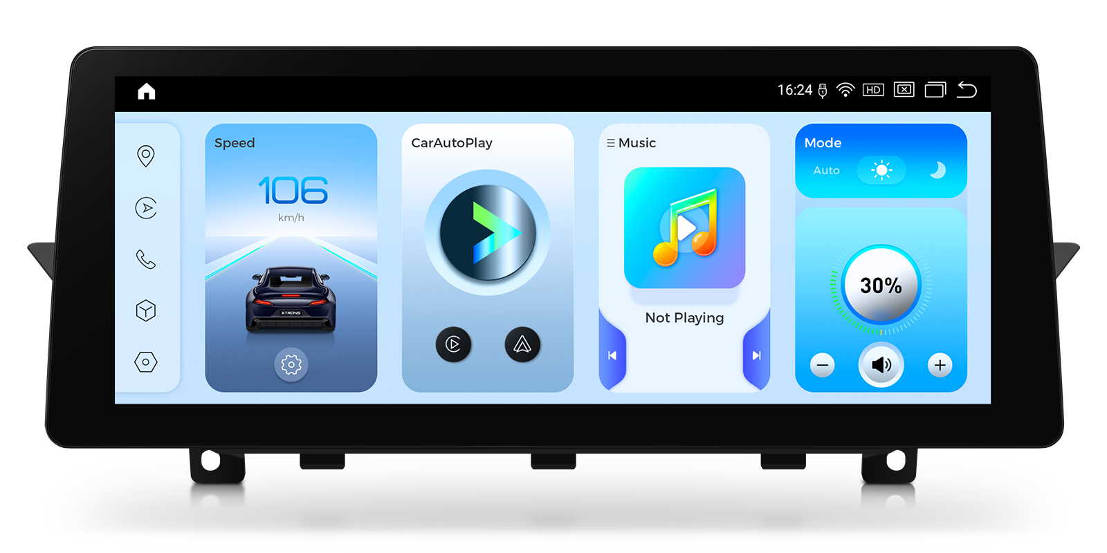 BMW X1 E84 CIC 12.3 inch Android Screen with Wireless CarPlay, Android Auto and 4G | QGBS25CIB12X1, image 3 of 17