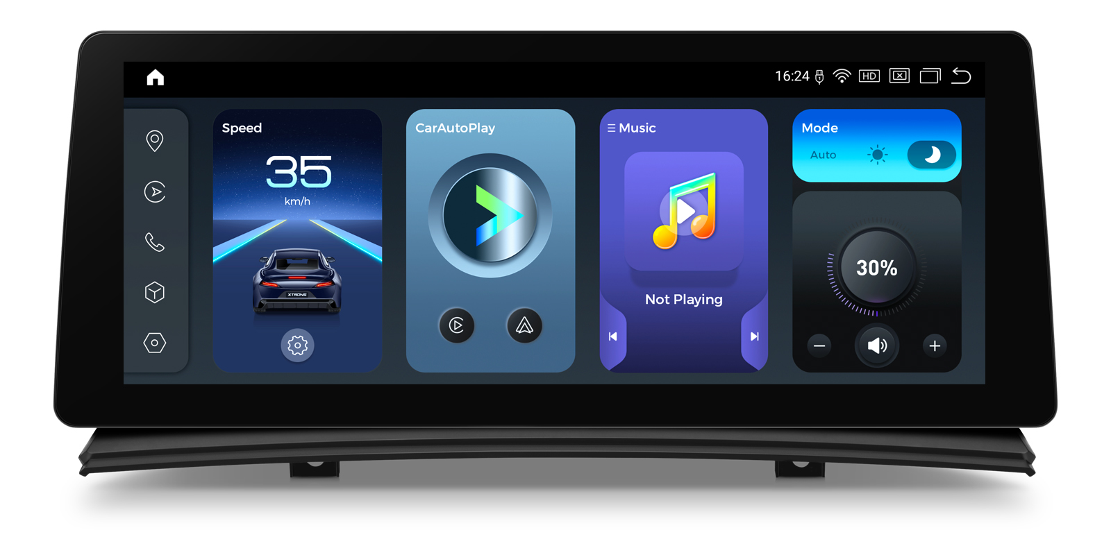 BMW X3 E83 12.3 Inch Android Head Unit with Wireless CarPlay, Android Auto and 4G | QGBS25X3MK, image 1 of 17