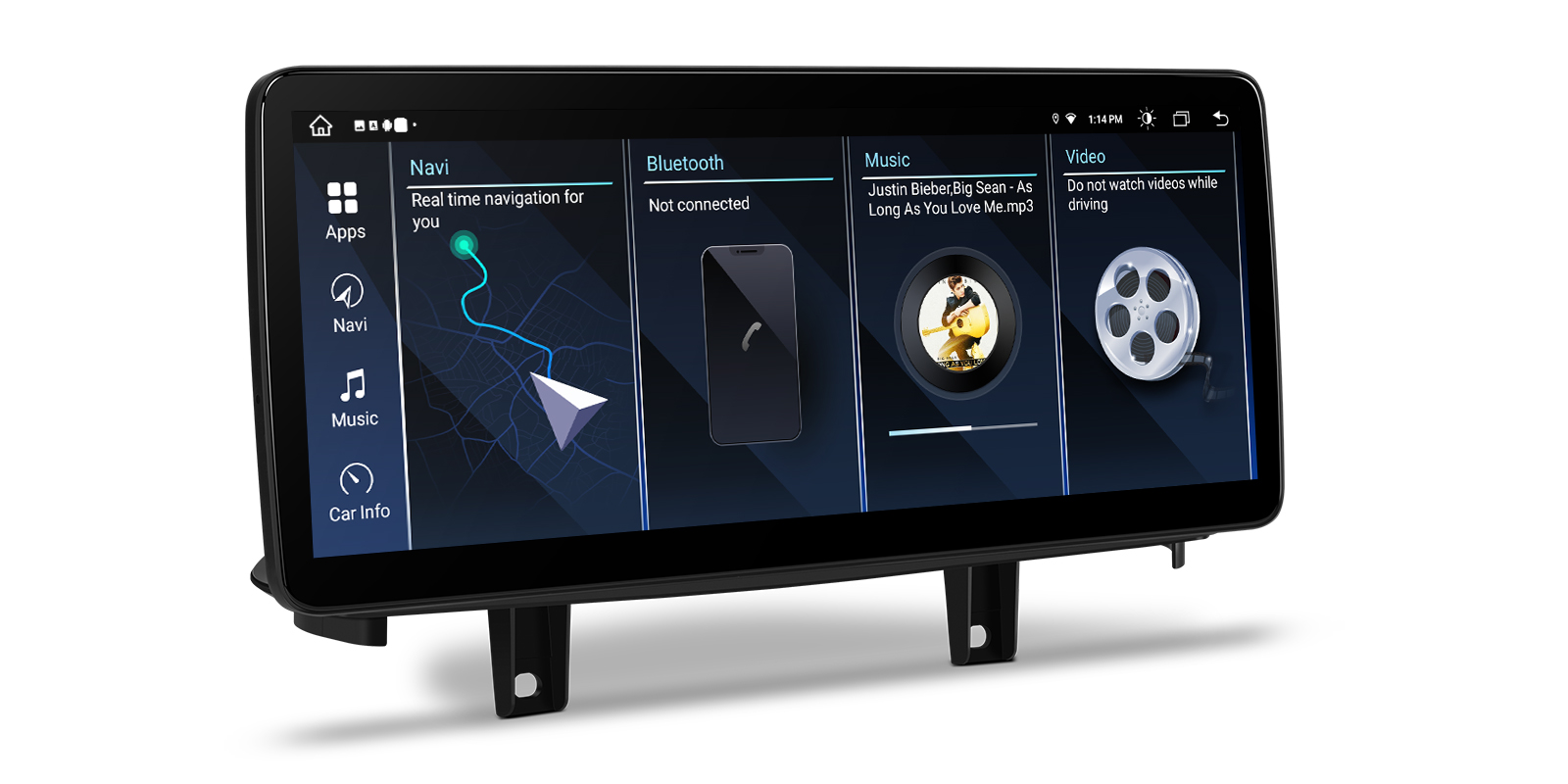 BMW X5 F15 / X6 F16 NBT EVO 12.3 inch Android Head Unit with Wireless CarPlay and 4G | QLB22EVB12X5N, image 9 of 15