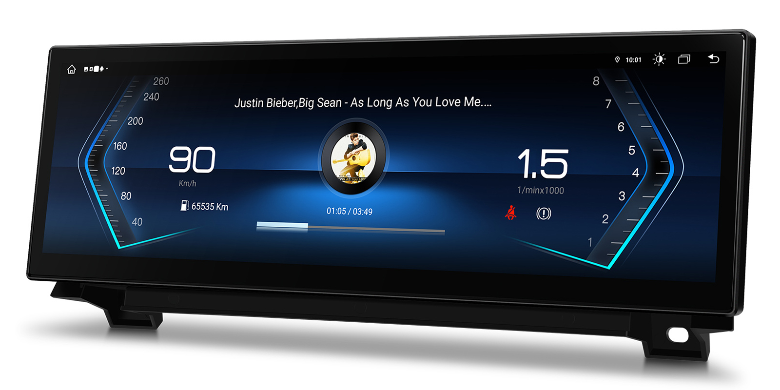BMW 5 Series F10 F11 NBT 14.9 inch Android 13 Head Unit with Wireless CarPlay, Android Auto and 4G | QLB42FVNB, image 9 of 13