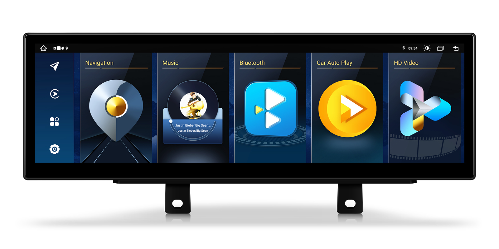 BMW 3 and 4 Series 14.9 Inch Android Head Unit with Wireless CarPlay and Android Auto | QLBH44THNBR3, image 1 of 13