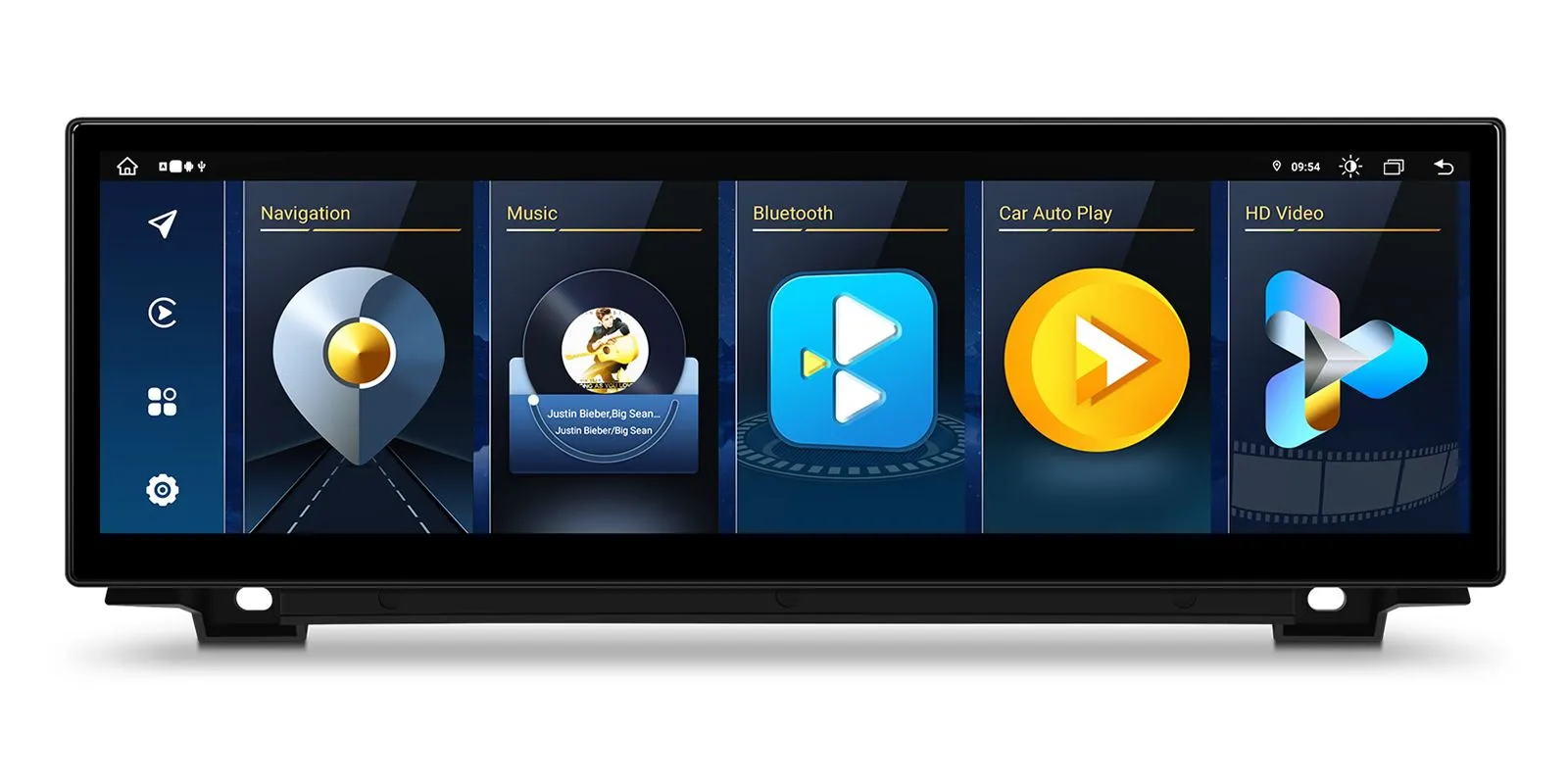 BMW 5 Series F10 F11 CIC 14.9 Inch Android Head Unit with Wireless CarPlay and 4G | QLBX44FVCI, image 1 of 13