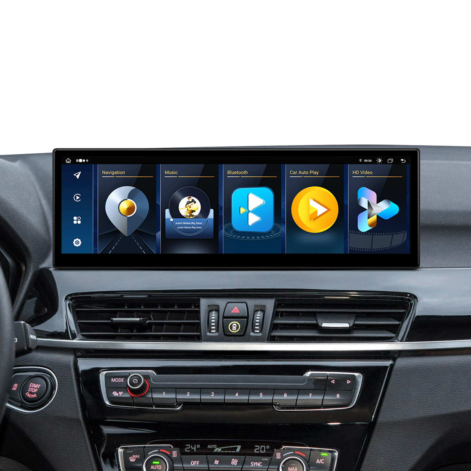 BMW X1 F48 NBT 14.9 inch Android 14 Screen with Wireless CarPlay, Android Auto and 4G | QLBX44X1NB3, image 13 of 13