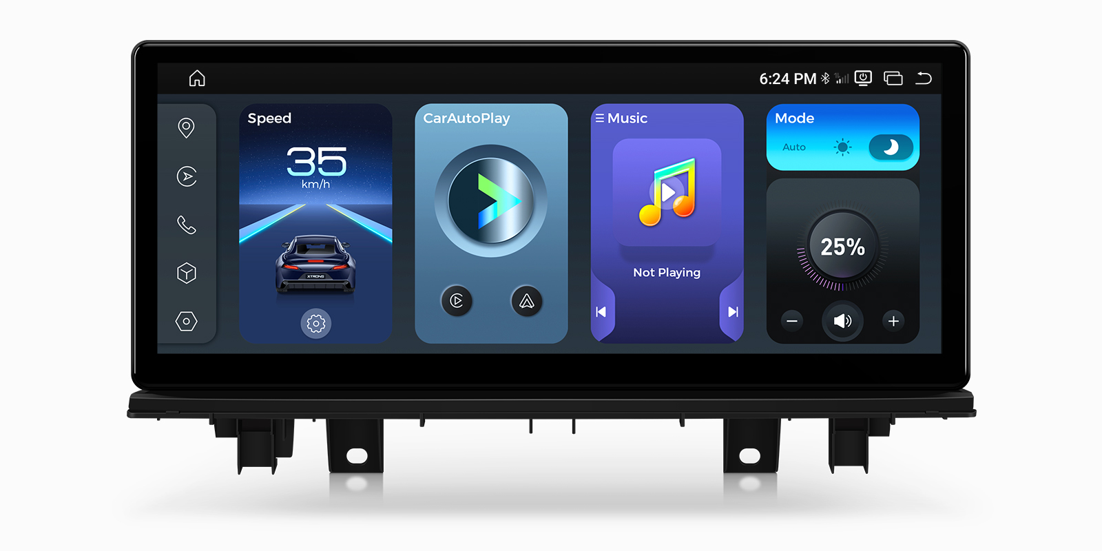 BMW X1 F48 and X2 F39 EVO 12.3 Inch Android Head Unit with Wireless CarPlay and 4G | QWBX24EVB12X1N, image 1 of 18