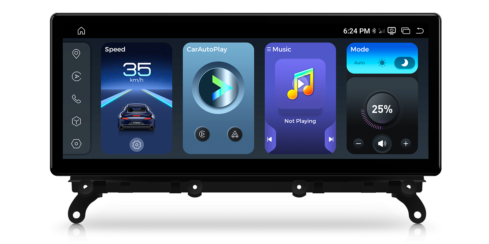 BMW X3 F25 and X4 F26 EVO 12.3 inch 2K Android Screen with Wireless CarPlay and Android Auto | QWBX24EVB12X3, image 1 of 18