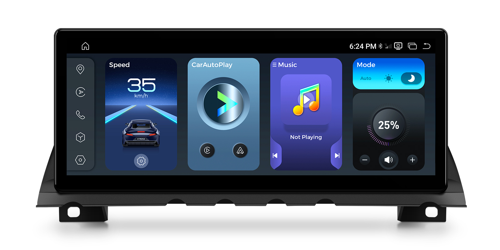 BMW 7 Series F01 F02 NBT 12.3 inch Android Screen with Wireless CarPlay, Android Auto and 4G | QWBX24NB12SV, image 1 of 18