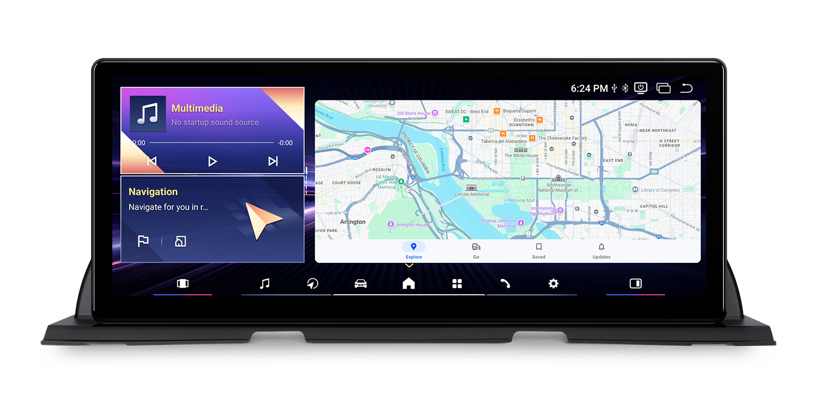 BMW 6 Series F06/F12/F13 NBT 12.3″ Android Screen with Wireless CarPlay and 4G | QWBX24NB12SX, image 6 of 18
