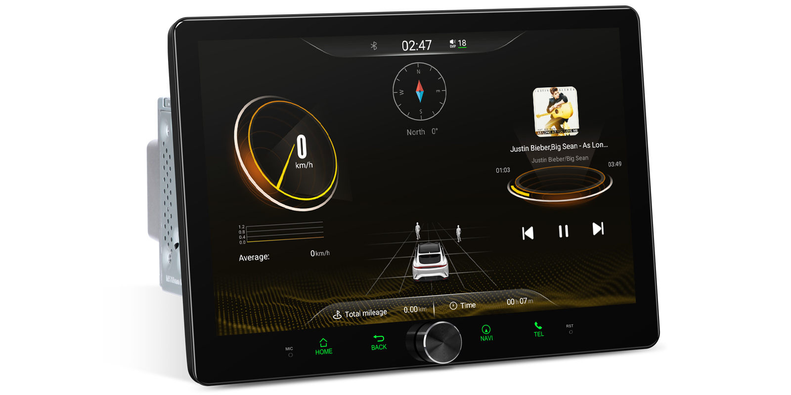 Universal Double DIN 10.1 inch Android 14 Car Stereo with CarPlay, Android Auto and ADAS Camera | TAD128S, image 8 of 17
