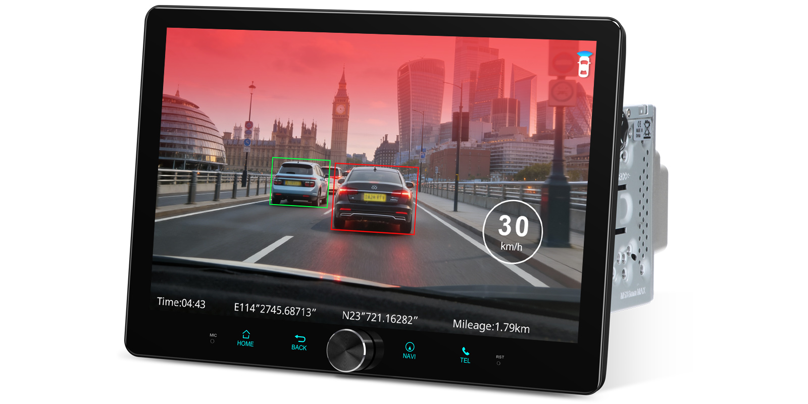 Universal Double DIN 10.1 inch Android 14 Car Stereo with CarPlay, Android Auto and ADAS Camera | TAD128S, image 10 of 17