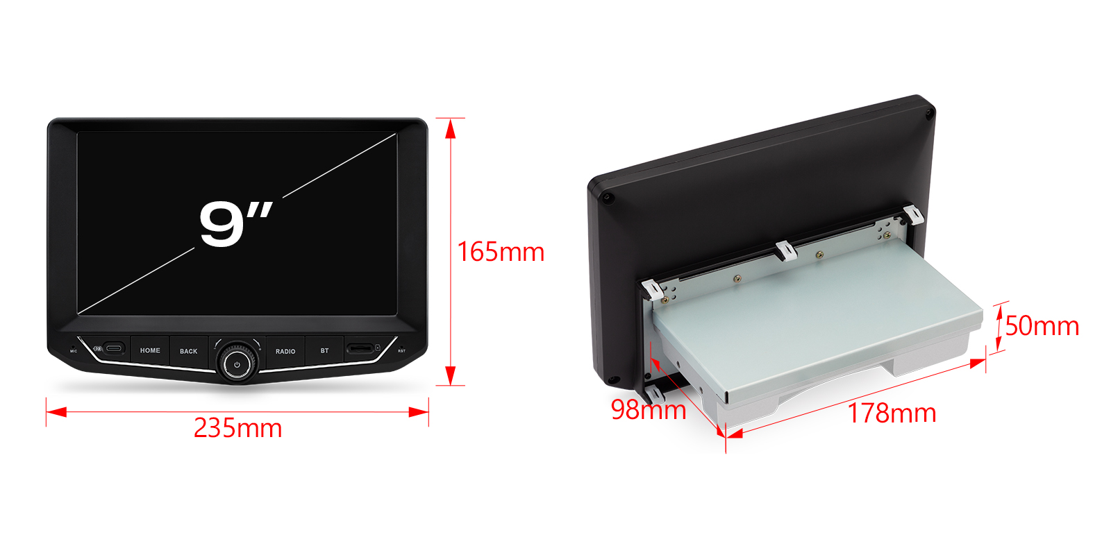 Jeep Wrangler 9 inch Android 15 Head Unit with Wireless CarPlay, Android Auto and 4G | UAH95WLJL, image 12 of 15